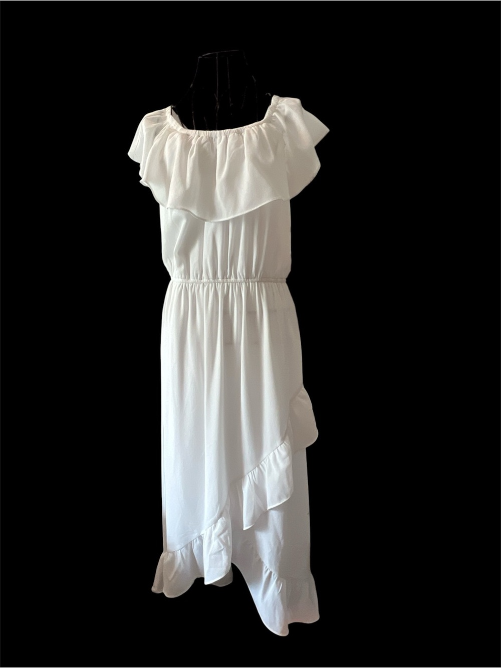 Cato White Maxi Dress